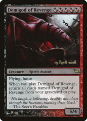 Demigod of Revenge - Shadowmoor Foil - Prerelease Promo